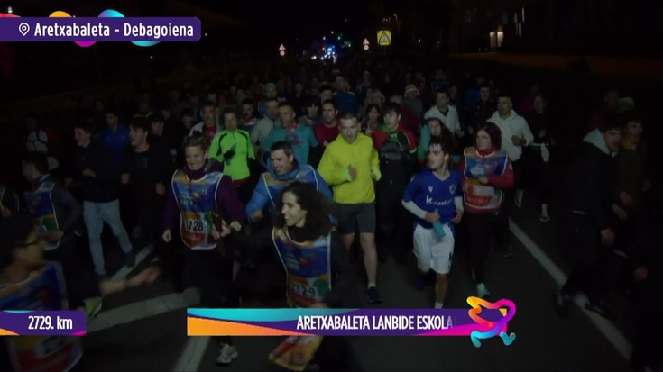 24. Korrika Aretxabaletan, pausoz pauso