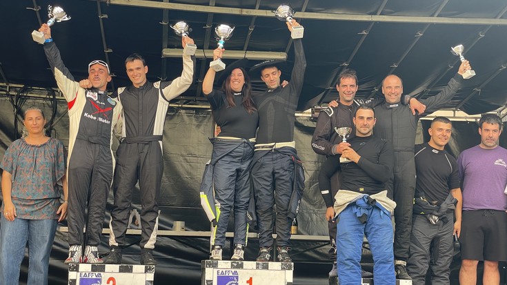 Alberto Marcosek eta Garazi Beitiak nagusitasunez irabazi dute Eskoriatzako rallysprinta