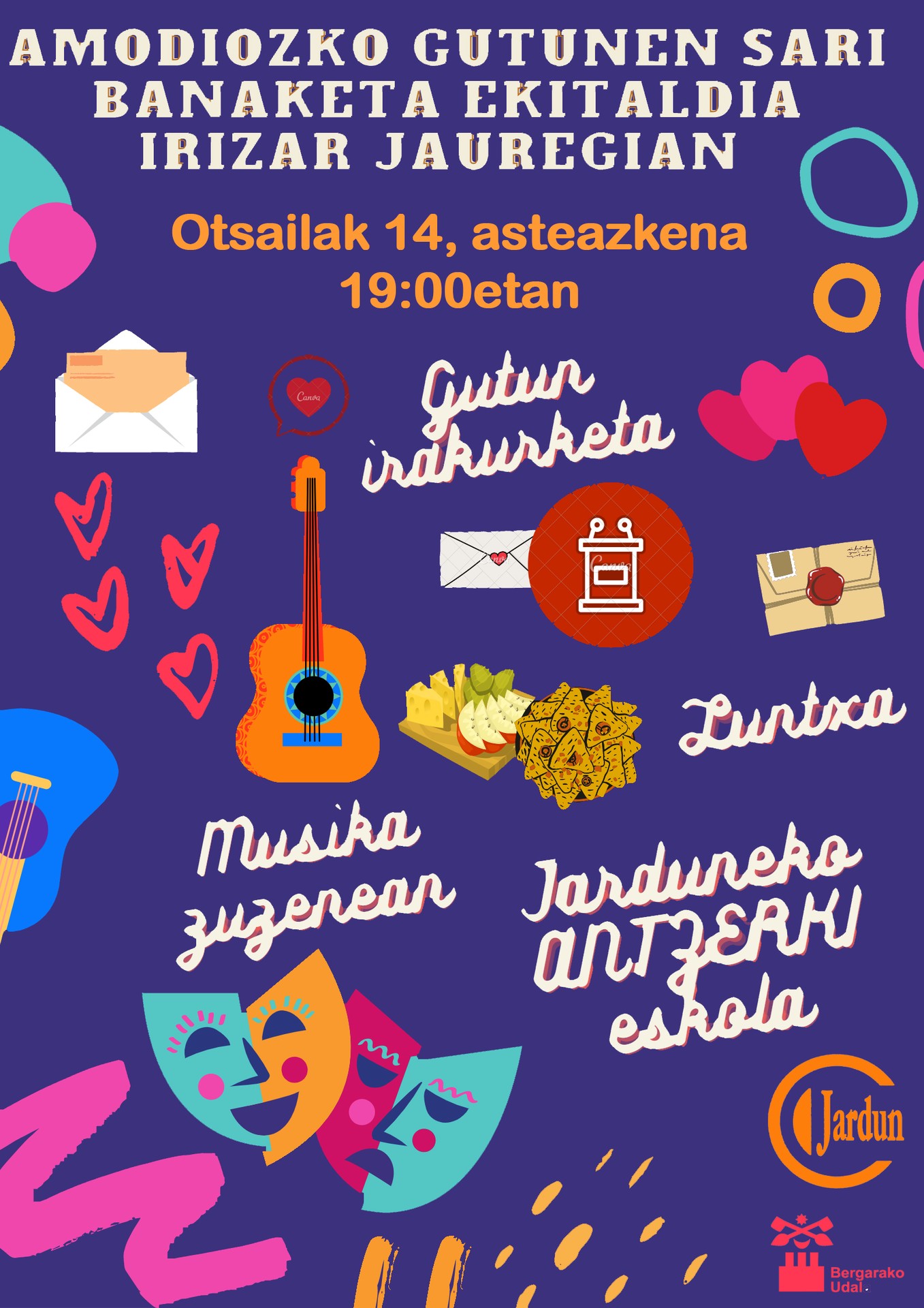AMODIOZKO GUTUNEN SARI BANAKETA EKITALDIA