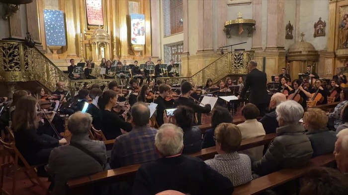 Bergarako Orkestra Sinfornikoa, Mariaren Lagundia elizan