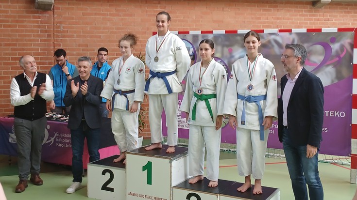 Eider Varona judoka Euskadiko txapeldun