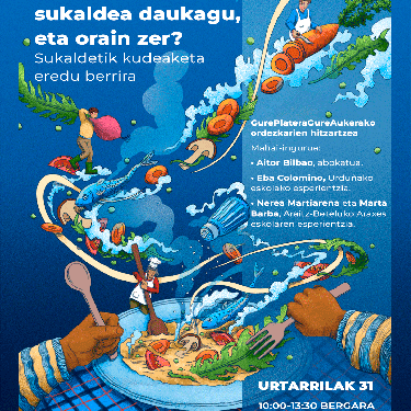 'Eskola-jangelan sukaldea daukagu, eta orain zer? Sukaldetik kudeaketa eredu berria'