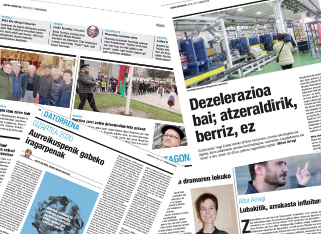 'Goiena Urtekaria 2019' kalean