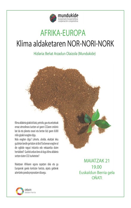 Afrika-Europa: Klima aldaketaren NOR-NORI-NORK