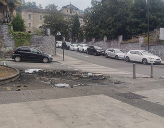 Edukiontzi batek su hartu du Bergaran