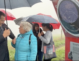 Manu Arregiren omenezko totema inauguratu dute Itxumendin