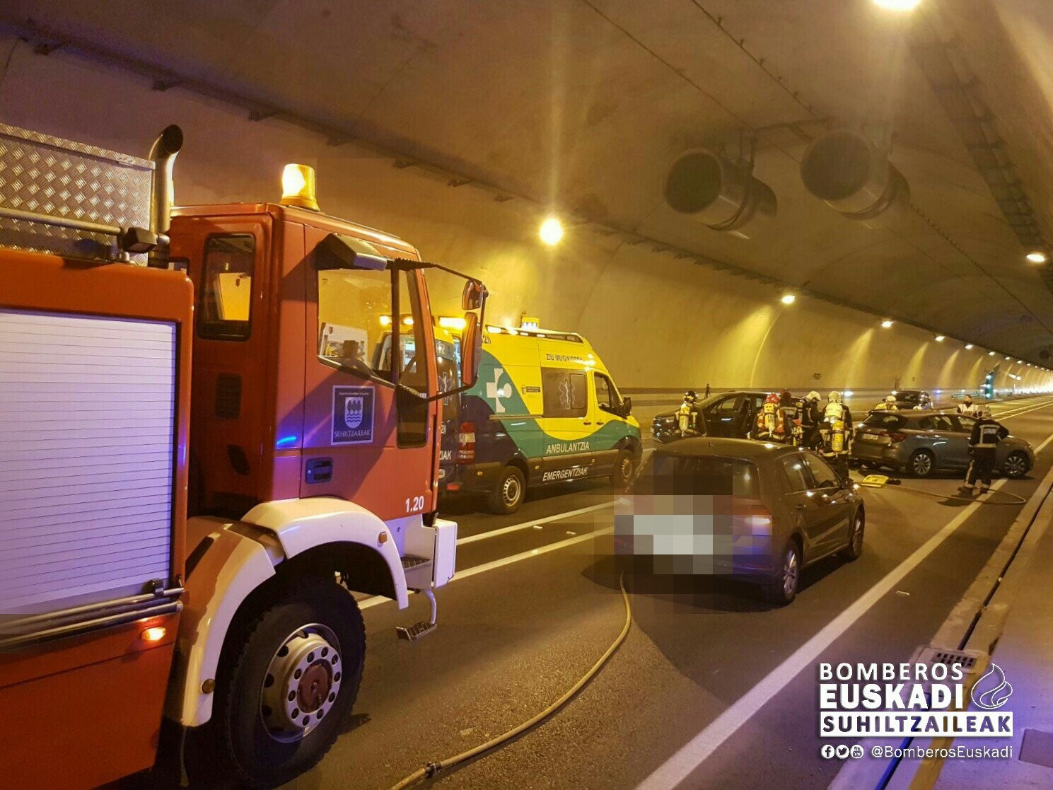 Istripu-simulazioak egiten ari dira Olandixoko tunelean