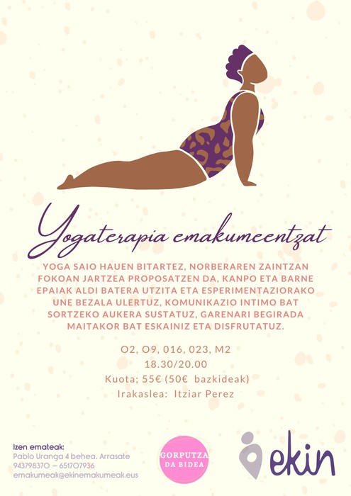 EKIN EMAKUMEAK ELKARTEKO IKASTARO ETA TAILERRAK MARTXAN