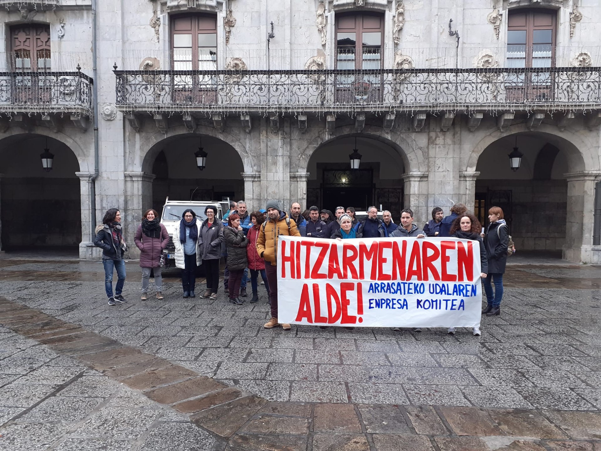 Arrasateko Udaleko langileek elkarretaratzeak egingo dituzte abenduan eta urtarrilean