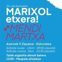 'Marixol Etxera!' mendi martxa