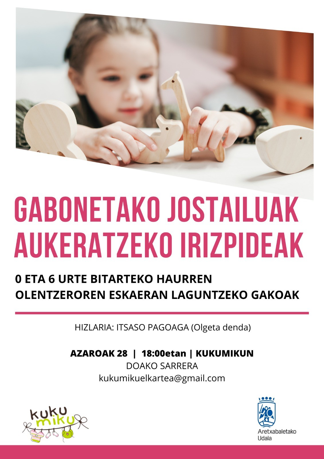 Hitzaldia Kuku Mikun: Gabonetako jostailuak aukeratzeko irizpideak