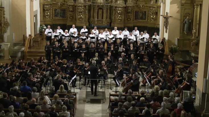 Aspaldiko partez orkestra eta abesbatza, atzera ere, elkarrekin