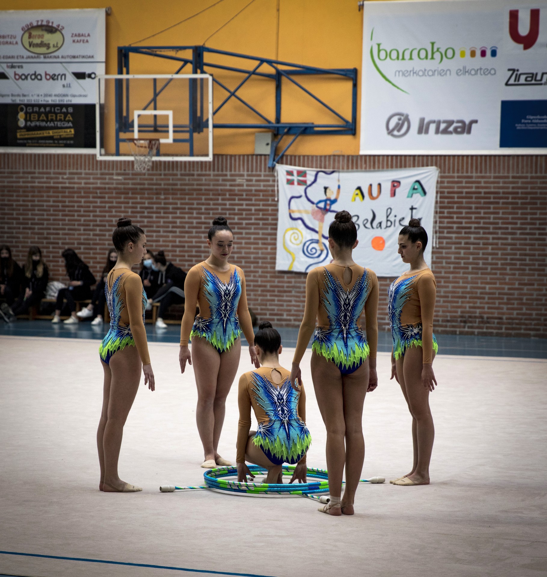 Denboraldia hasi berritan, hobetzen segitzeko prest Ariznoako gimnastak
