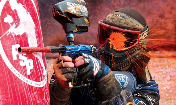 Gaztetxoendako paintball irteera