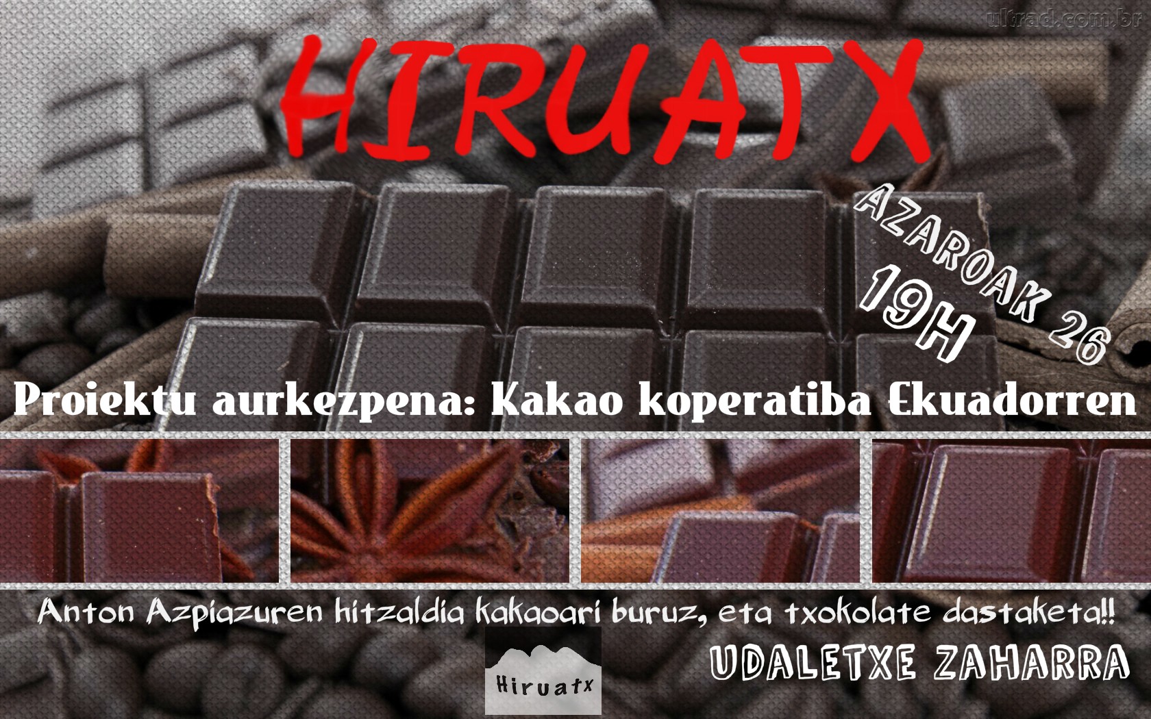 Ekuadorko proiektuaren berri emango du Hiruatxek eguenean