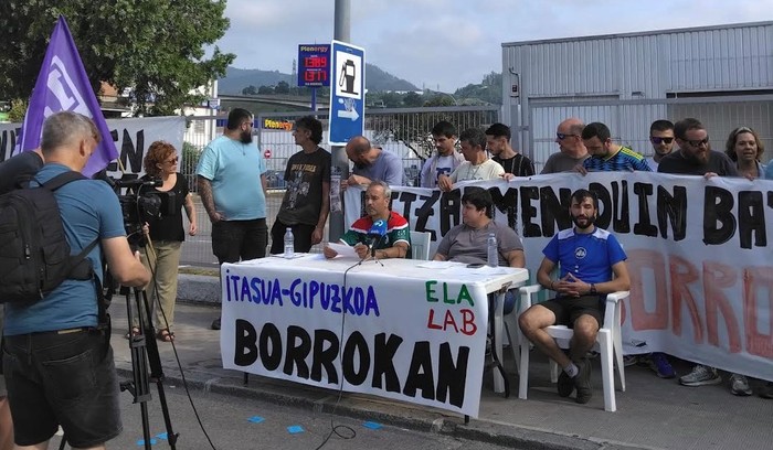 Greba mugagabera joko dute Itasua IATko langileek, "egoera konpondu ezean"