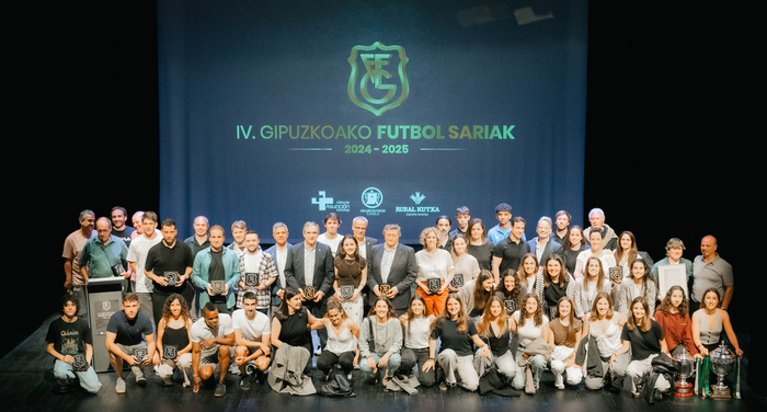 Presentzia debagoiendarra Gipuzkoako futbolaren galan