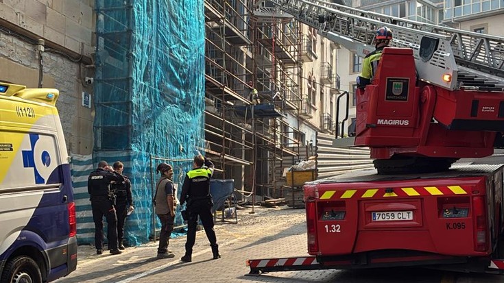 Langile bat zauritu da Bergaran, Mizpildi kalean izandako istripuan