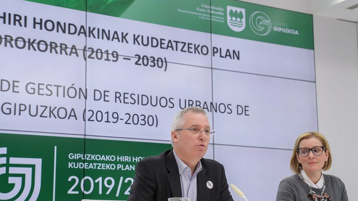 2030erako %70 birziklatzea du helburu Foru Aldundiak, plan berriarekin