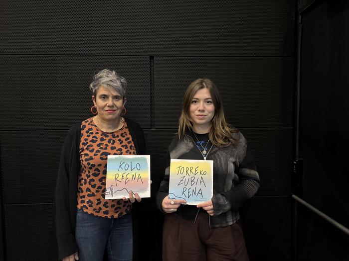 Lukene Igartua eta Izar Mendiola ama-alabek bi ipuin ilustratu berri aurkeztu dituzte