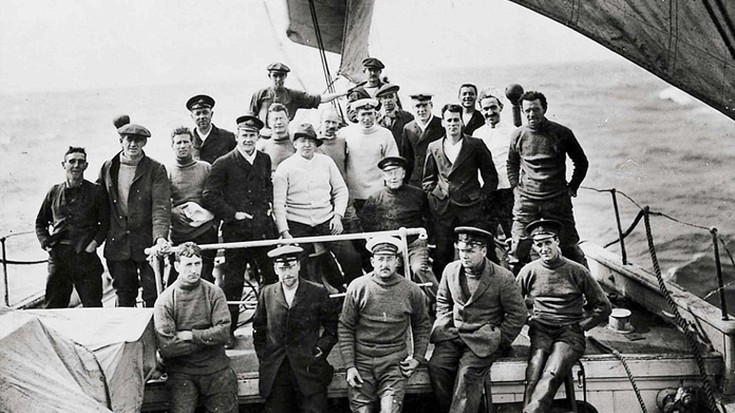 Seigarren olatuan, Shackleton-nen konpainian