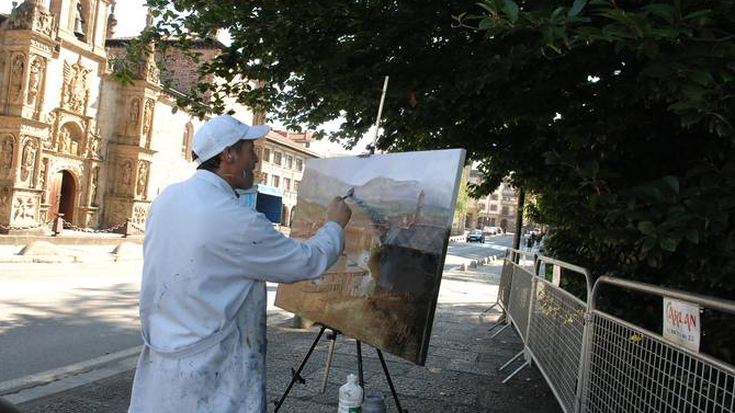 Aire libreko pintura lehiaketa