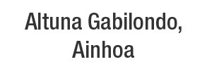 Altuna Gabilondo Ainhoa logotipoa