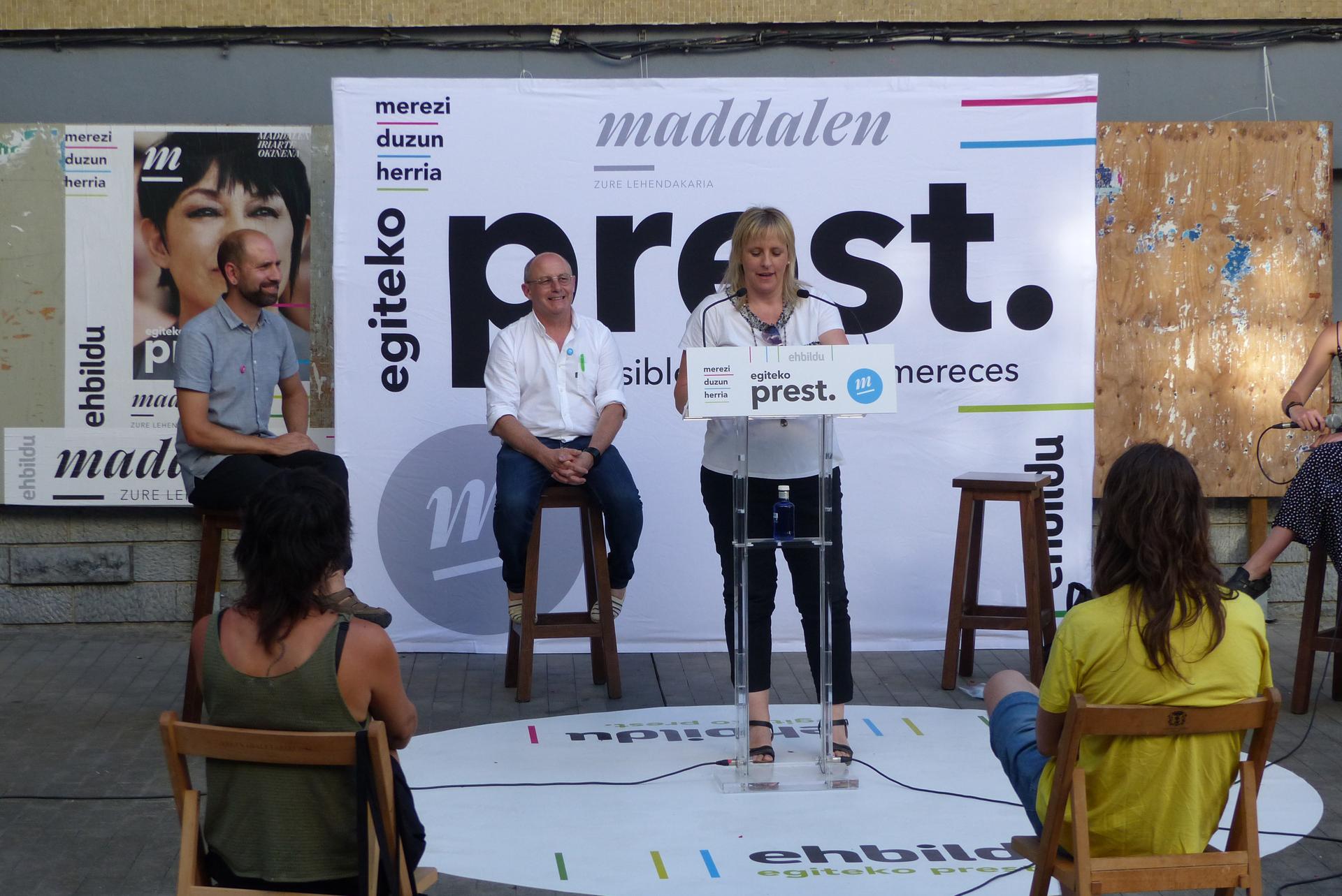 "Herriarekin batera ondo kudeatuko duen gobernu baten alde" egitera gonbidatu du EH Bilduk
