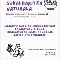 'Sasoiko sukaldaritza naturala' tailerra