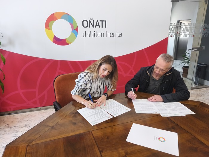 Lankidetza hitzarmena sinatu dute Udalak eta Onekok