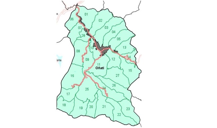 Oñatiko 15. poligonoko landa-lurzoruko zatiak mugatzeko zerbitzua lizitaziora