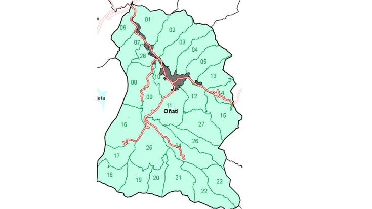 Oñatiko 15. poligonoko landa-lurzoruko zatiak mugatzeko zerbitzua lizitaziora