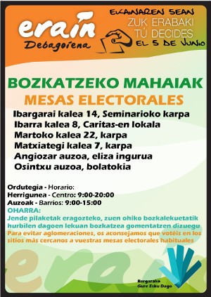 Bergarako bozkalekuak!