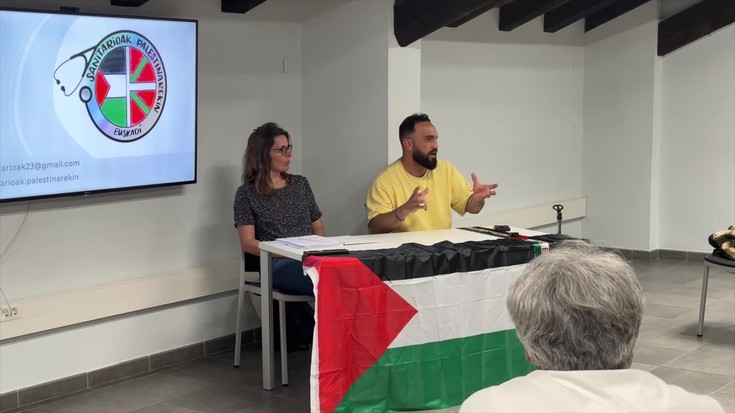 'Palestina: Gizatasun krisia' hitzaldia eskaini zuten Kulturaten