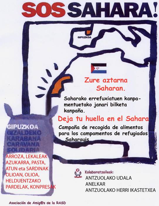 Sahararen aldeko kanpaina abian da