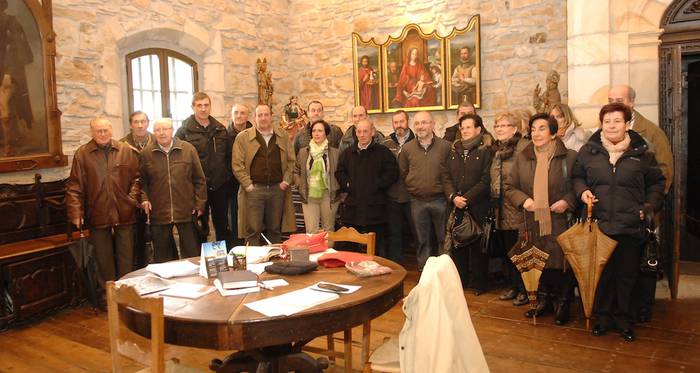 San Sebastian kofradiako kideek kontuak eguneratu dituzte