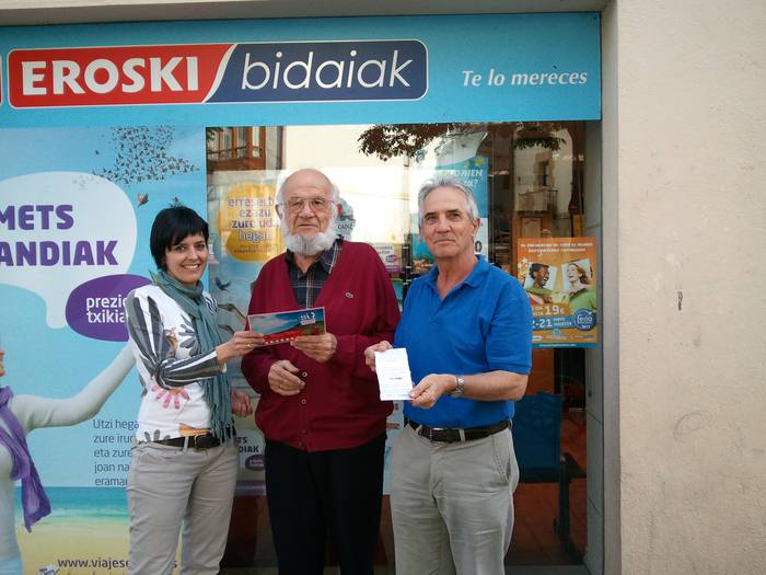 Harremanen Elkartasun Eguneko tonbolak badu irabazlea