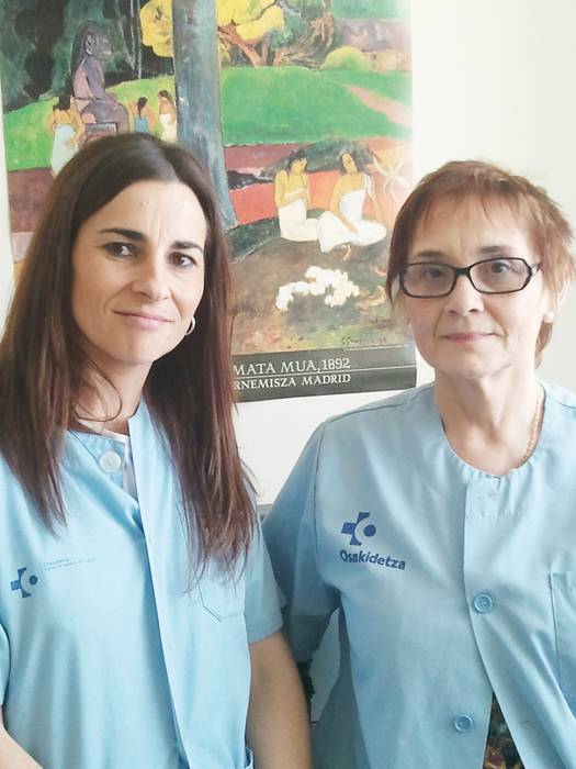Isabel Arenatza eta Kizkitza Alustiza: "Elikadurak eta ariketa fisikoak lotura dute diabetesarekin"