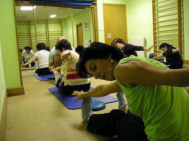 Asteon hasi dute pilates ikastaroa, 13 laguneko bi taldetan banatuta