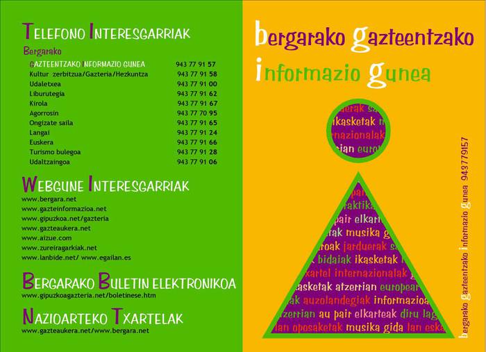 2007ko egutegia kaleratu du Gazte Informazio bulegoak