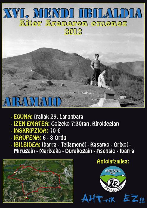 Aitor Aranaren omenezko mendi ibilaldia