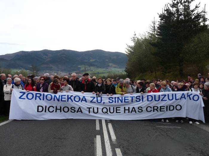 Erromes ugari Arantzazu bidean