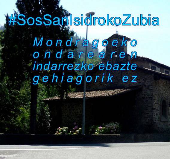 San Isidroko zubia eta Barrenatxo "desagertzeko arriskuan" direla-eta kezkatuta azaldu da herritar talde bat
