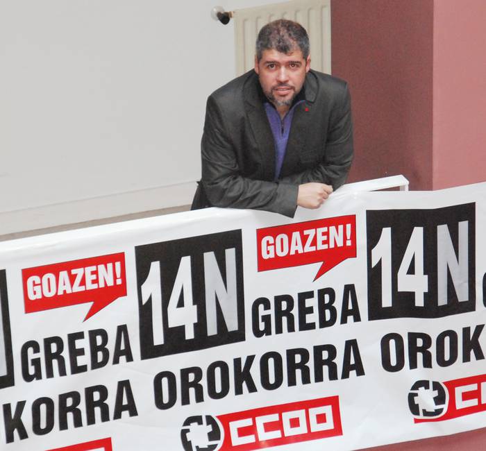 Unai Sordo: "Ez dugu nahi greba orokorra liturgia edo inoren justifikaziorako ekimen bihur dadin"
