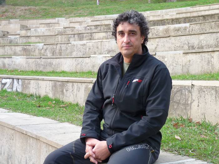 Andoni Ruiz de Azua: "Hegaztiek gurekin batera hegan egiten dute, ez da arazorik izaten"
