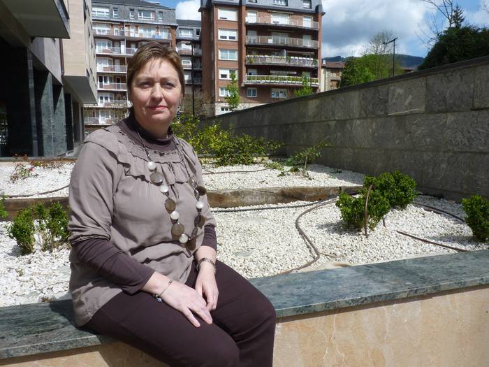 Antonia Galiot, EB-Berdeak taldeko Bergarako alkategaia: "Udal aurrekontuen osaketan herritarrek parte har dezaten, arauak egingo ditugu"