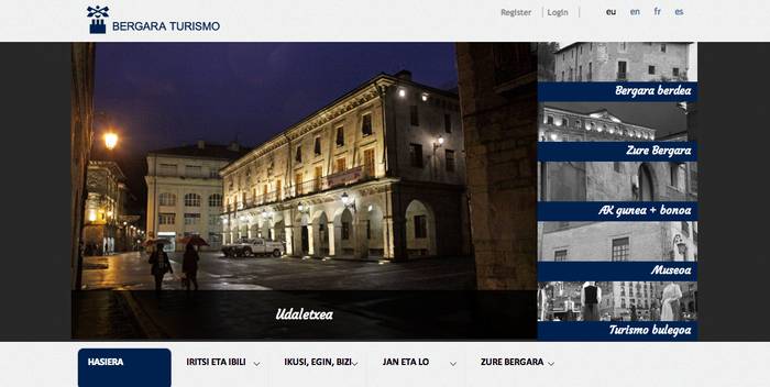 Bergarako udalak turismo webgunea eta mugikorrerako aplikazioa ditu
