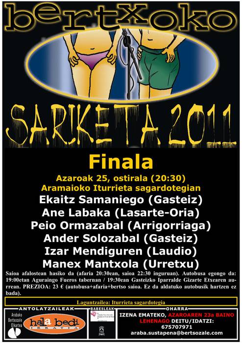 Bertxoko sariketako finala barikuan