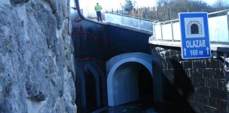 Zabaldu dute bidegorria, hilerri azpiko lanak bukatu ondoren