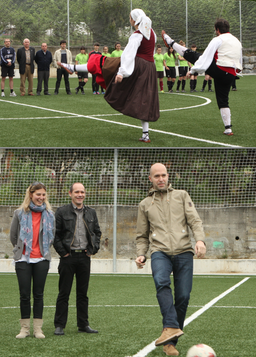 Larrañako  futbol zelaia, inauguratuta